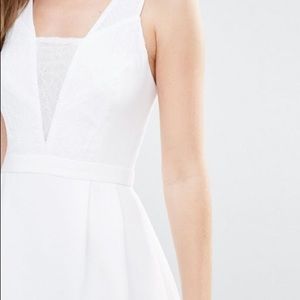 BCBGENERATION white lace insert dress, size 2